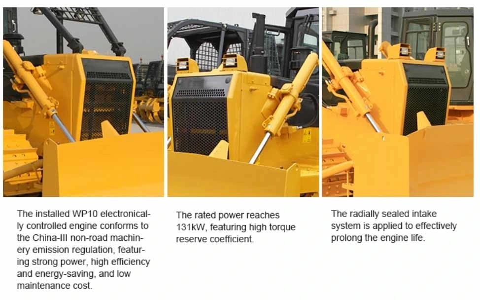 High Performance 178HP HD16s Hydraulic Crawler Bulldozer with Front Dozer and Back Ripper with Competitive Price