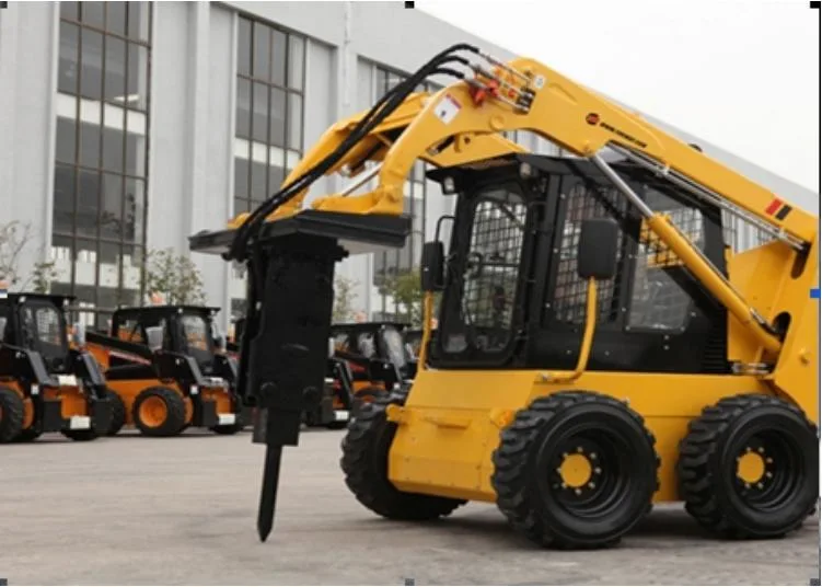 E-Tech Multi-Function Mini Skid Steer Loader High End Skidsteer Loader with Attachment