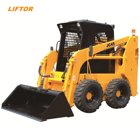 CE ISO EPA Liftor Nouveau Mini 50HP 65HP 75HP 85HP 500kg-1200kg Skid Steer Loader Micro Wheel and Track Steer Skid Loader with Attachment Parts Prix de vente