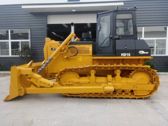 Bulldozer sur chenilles hydraulique haute performance 178HP HD16s avec bouteur avant et éventreur arrière à prix compétitif